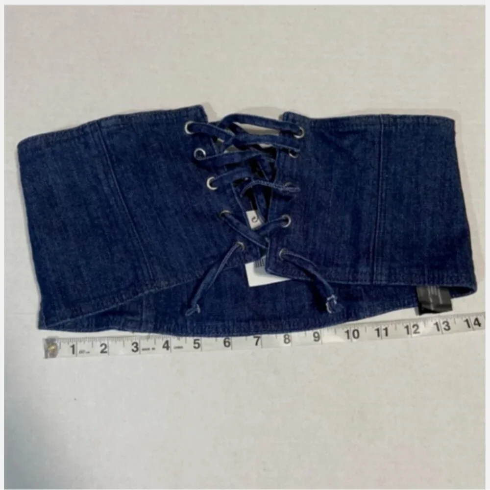 Zara corset blue